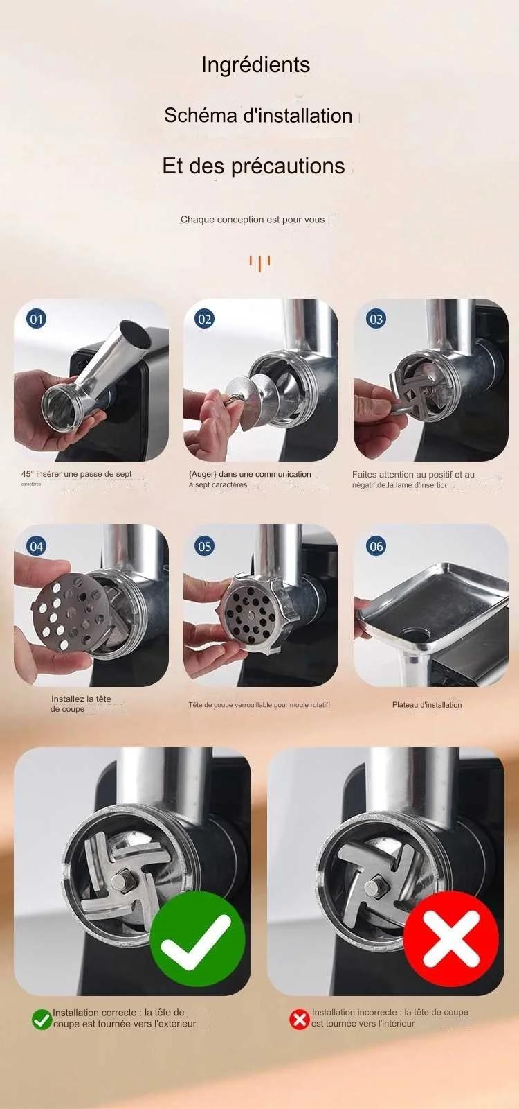 DéliceMax Multifonction Hachoir