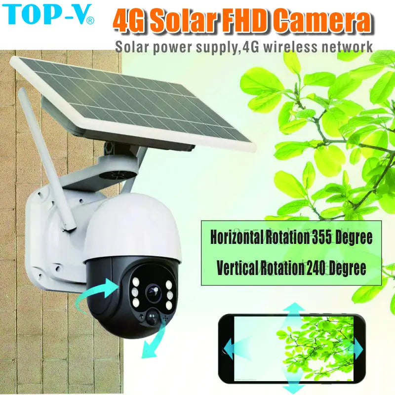 SolarGuard Cam: Sécurité Solaire WiFi