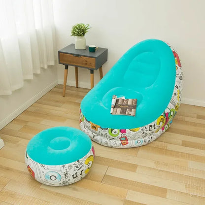 Sofa Paresseux Graffiti & Pouf